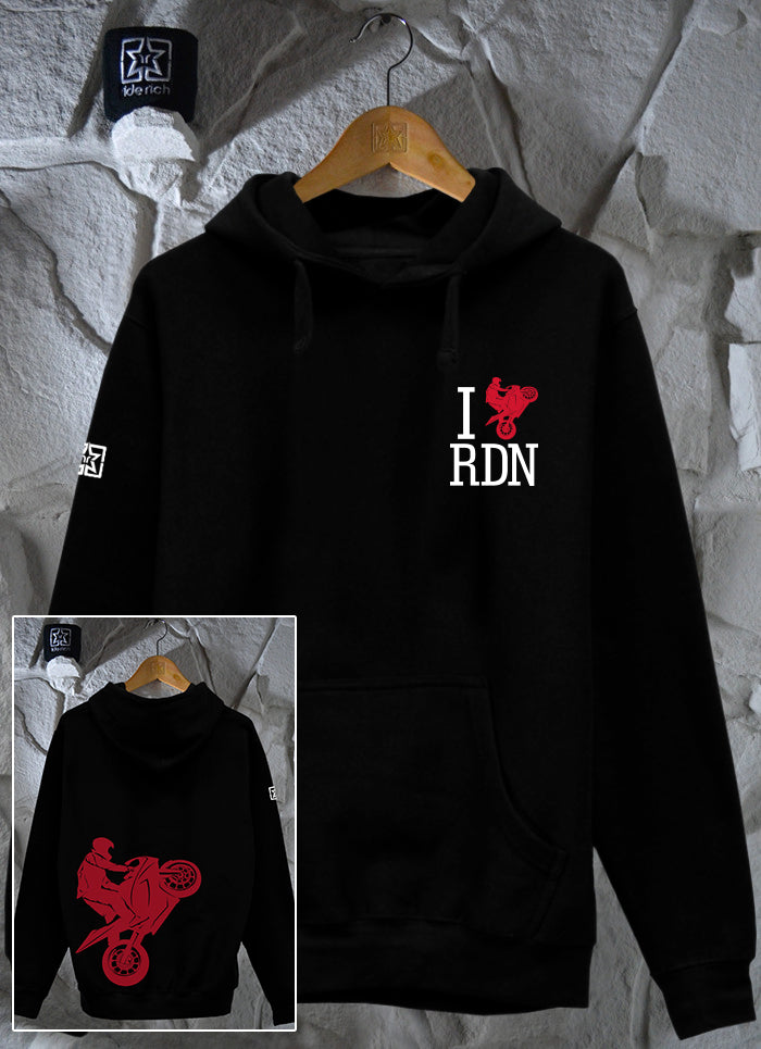 I Love Ridin Pullover Hoodie