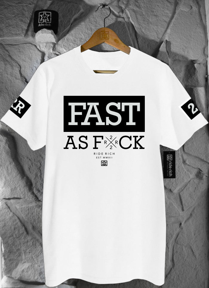 Been Fast Tee {White} View 1 - Men's Motorcycle T-shirt