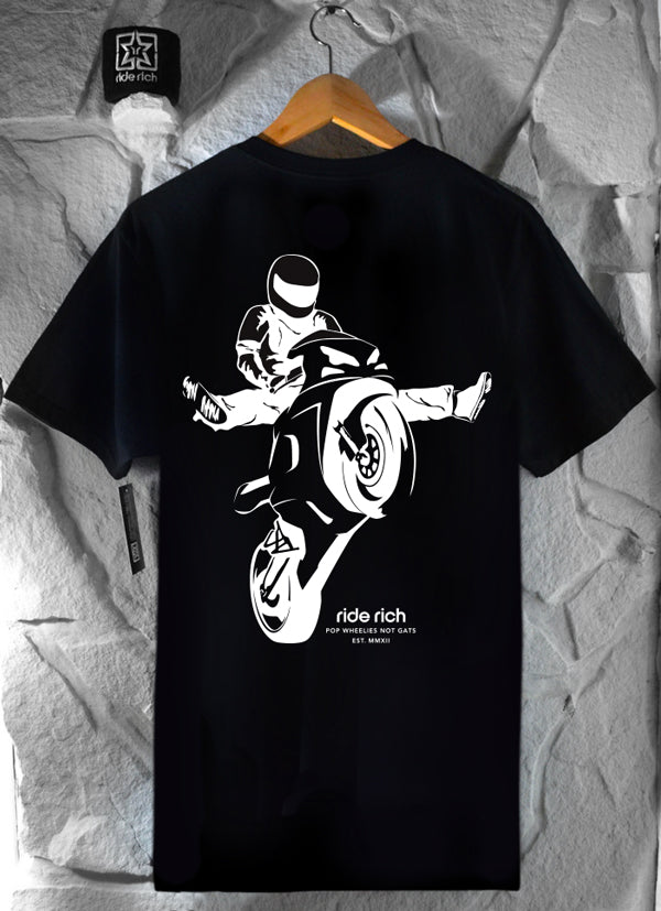 RR Stay Up Tee View 1 - Motorcycle T-shirt